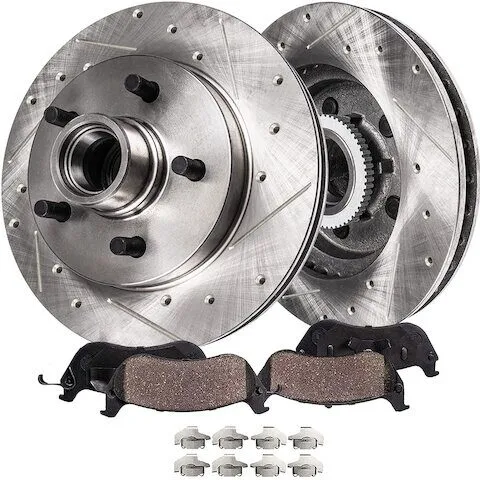 Detroit Axle Front Brake Pad and Rotor Kit S.5547 + P.154