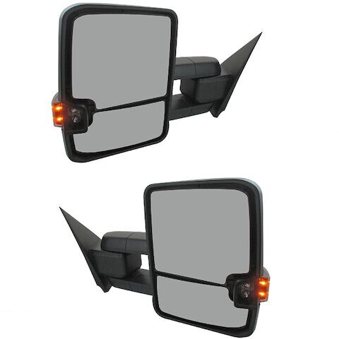 Trail Ridge Left and Right Door Mirror Set with Caps TR10143