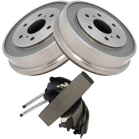 TRQ Rear Brake Drum and Brake Shoe Kit BKA10483