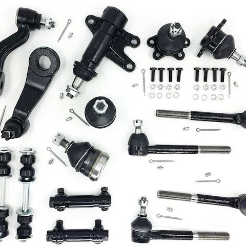 Replacement Front Ball Joints Tie Rods Sway Bar Links Idler and Pitman Arm Kit 498-084