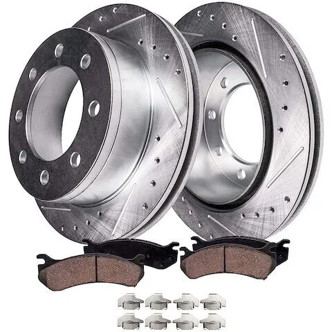 Detroit Axle Front Brake Pad and Rotor Kit 4PR3300126