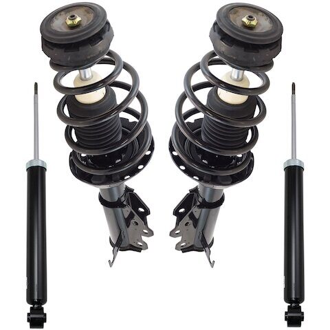 TRQ Front and Rear Shock Strut and Coil Spring Kit SKA50124
