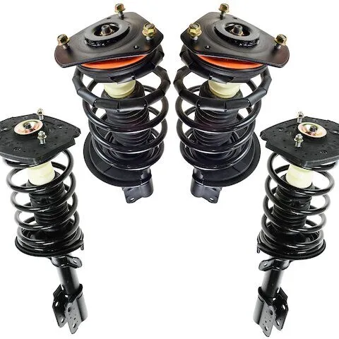TRQ Front and Rear Strut and Coil Spring Assembly Set SCA57204
