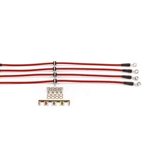 Power Stop Front and Rear Brake Hydraulic Hose Kit BH00046