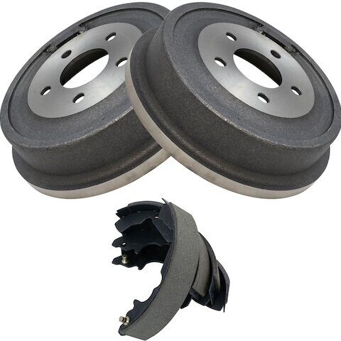 TRQ Rear Brake Drum and Brake Shoe Kit BKA10478
