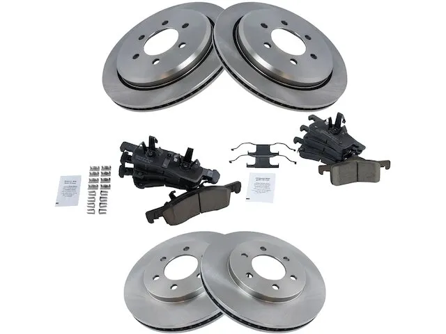 TRQ Brake Pad and Rotor Kit