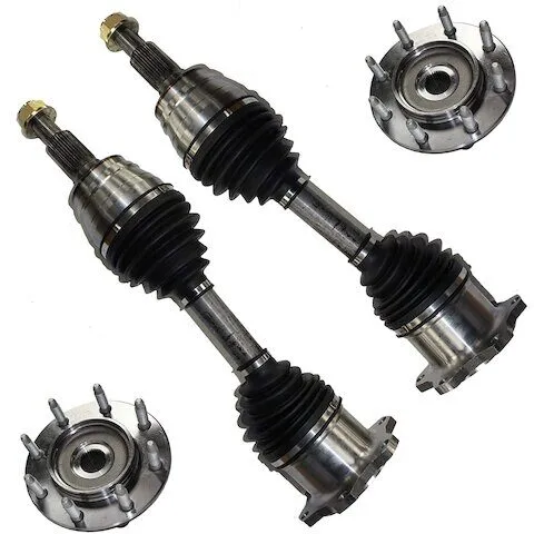 Detroit Axle Front Axle and Wheel Hub Assembly Kit 4WX1900477