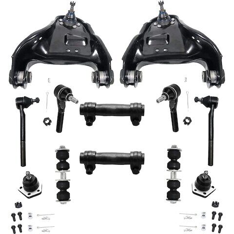 Detroit Axle Front Control Arm Ball Joint Tie Rod and Sway Bar Link Kit 80061.12A