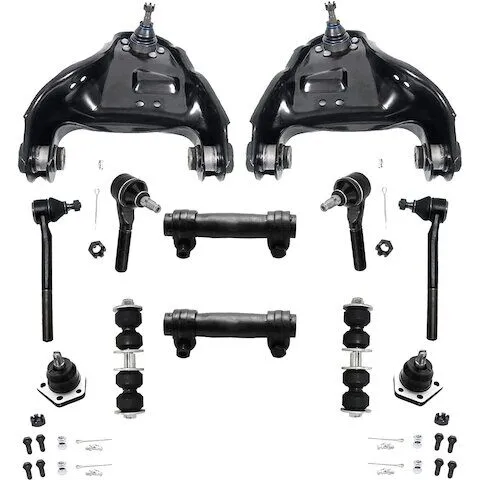 Detroit Axle Front Control Arm Ball Joint Tie Rod and Sway Bar Link Kit 80061.12A