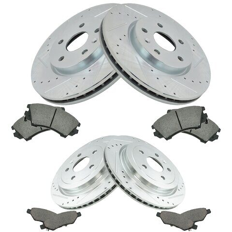 DIY Solutions Front and Rear Brake Pad and Rotor Kit BFS02905