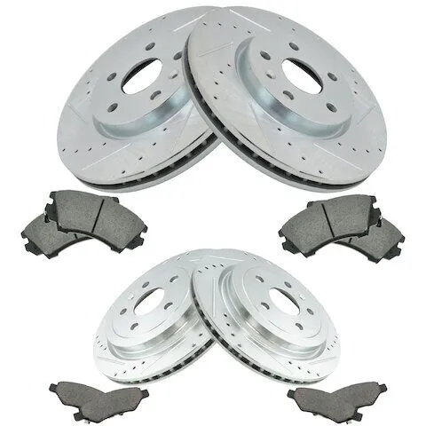 DIY Solutions Front and Rear Brake Pad and Rotor Kit BFS02905