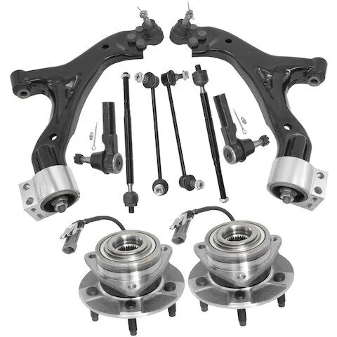 Replacement Front Control Arm Wheel Hub Tie Rod End Kit 498-941