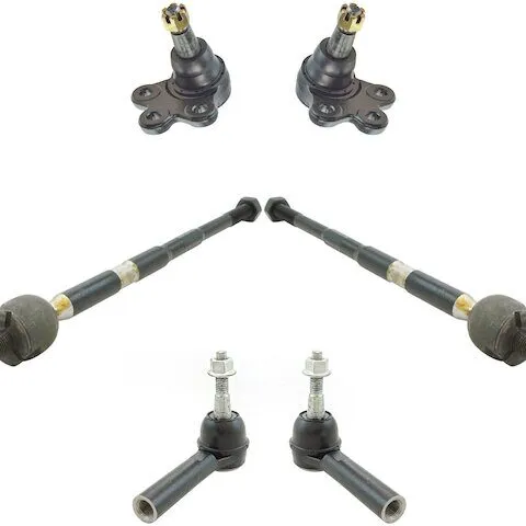 TRQ Front Ball Joint and Tie Rod End Kit PSA66770