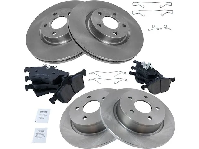 TRQ Brake Pad and Rotor Kit