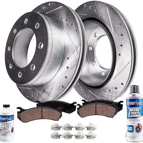 Detroit Axle Front Brake Pad and Rotor Kit 6PR1900092