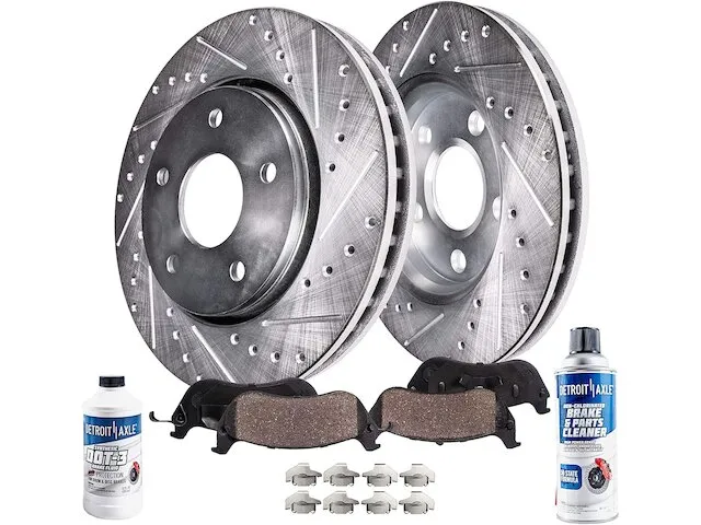 Detroit Axle Brake Pad and Rotor Kit
