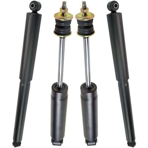 TRQ Front and Rear Shock Absorber Set SBA60268