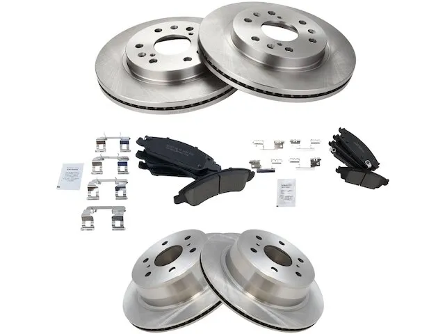 TRQ Brake Pad and Rotor Kit